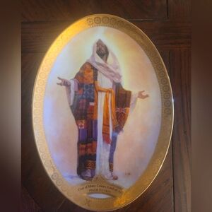 Masterpeace Collection Thomas Blackshear II "Coat of Many Colors" Plate